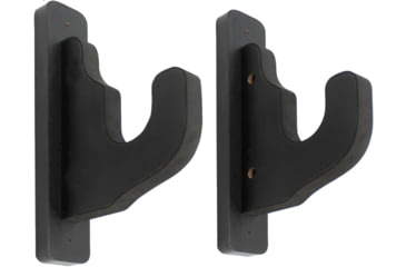 Image of Rush Creek Creations 2-Piece Padded Gun Display Wall Hooks, Black, 38-5073