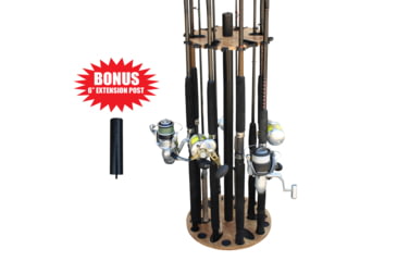 Image of Rush Creek Creations 24 Round Rod Storage Rack w/6in Extension Post, 38-2003