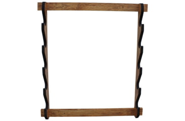 Image of Rush Creek Creations 5 Gun Wall Rack, American Cherry, 38-4044