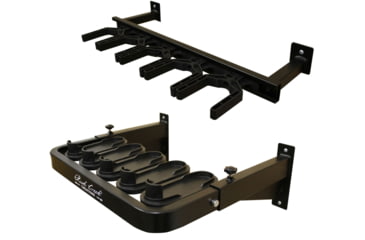 Image of Rush Creek Creations 5-Gun Wall Rack with Smart Stock Technology, Black, 38-5005