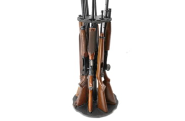 Image of Rush Creek Creations 8 Gun Spinning Rack, Black, 38-5065