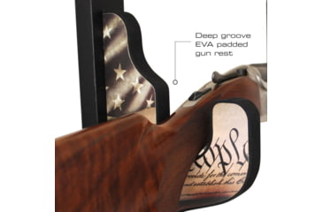 Image of Rush Creek Creations Americana Wall Gun Display Hooks, Red/White/ Blue, 10.2 x 1.7 x 6.2, 38-4084