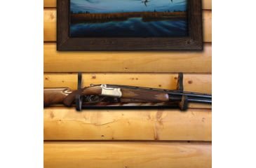 Image of Rush Creek Creations Single Gun Wall Rack, Americana, Red/White/Blue, 21 x 5 x 7, 38-4060