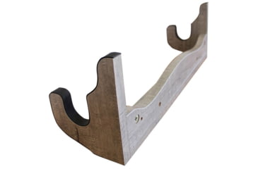 Image of Rush Creek Creations Single Gun Wall Rack, Barn Wood, 21 x 5 x 7, 38-4066