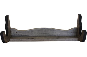Image of Rush Creek Creations Single Gun Wall Rack, Barn Wood, 21 x 5 x 7, 38-4066