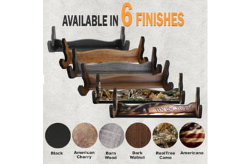 Image of Rush Creek Creations Single Gun Wall Rack, Black, 38-5076