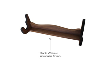 Image of Rush Creek Creations Single Gun Wall Rack, Dark Walnut, 21 x 5 x 7, 38-4068