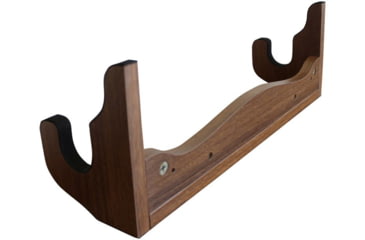 Image of Rush Creek Creations Single Gun Wall Rack, Dark Walnut, 21 x 5 x 7, 38-4068