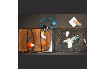 Image of Rush Creek Creations Ultimate Pistol Cleaning Mat, Canvas, Brown, 42-2002