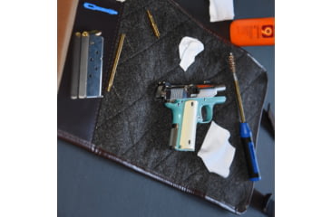 Image of Rush Creek Creations Ultimate Pistol Cleaning Mat, Canvas, Brown, 42-2002