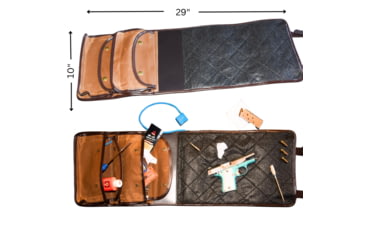 Image of Rush Creek Creations Ultimate Pistol Cleaning Mat, Canvas, Brown, 42-2002