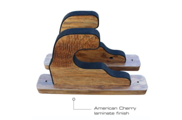 Image of Rush Creek Creations Wall Gun Display Hooks, American Cherry, 10.2 x 1.7 x 6.2, 38-4085