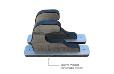 Image of Rush Creek Creations Wall Gun Display Hooks, Barn Wood, 10.2 x 1.7 x 6.2, 38-4086