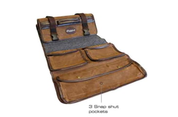 Image of Rush Creek Creations Weather Resistant Portable Gun Cleaning Mat, Tan Canvas, 69 x 16 x .5, 42-0000