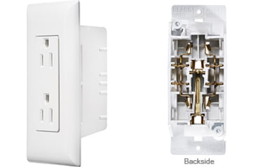 Image of RV Designer Ac Contemporary Dual Outlet Speedwire w/ Cover Plate, S831