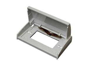 Image of RV Designer Dual AC Gfci Snap Cover-Plate Only, White, E465