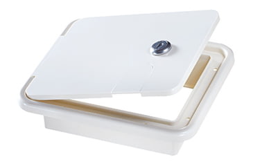 RV Designer B150, Locking Electrical Cable Hatch, 7.6 inch RV Designer B150, Locking Electrical Cable Hatch, 7.6 inch