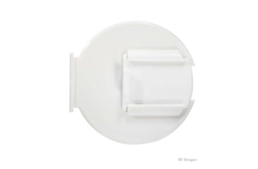 Image of RV Designer Replacement Polar And Lid Kit - For Low Profile Cable Hatch, Colonial White, LIDKIT300