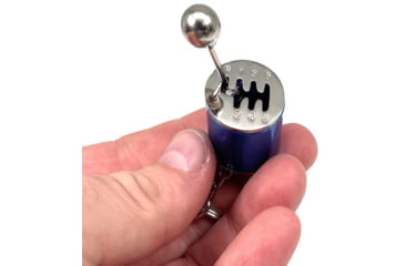 Image of RW Minis 6 Speed Gear Shifter Replica Keychain, Blue, 05.0004.01