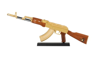 Image of RW Minis AK-47, Replica 1/3 scale, non-firing model, Gold, RWGLDAK47