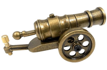 Image of RW Minis Cannon w/Shells and Green Target Toy Model, Brass, 01.0009.01