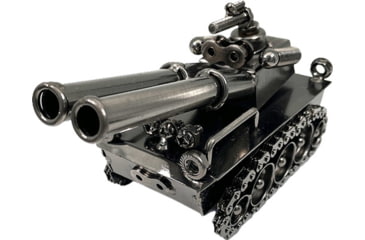Image of RW Minis Non-Firing Double Barrel Tank Display Model, Silver, 01.0015.01