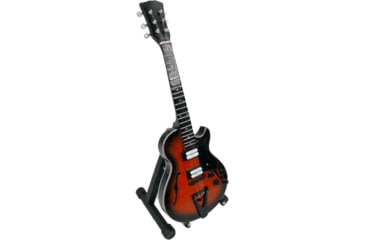 Image of RW Minis Six String Semi Hollow Guitar Scale Replica, Brown, 02.0002.00