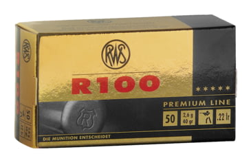 Image of RWS/Umarex 2134195 R100 C-Class 22 LR 40 Gr Lead Round Nose LRN 50 Rounds