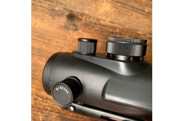 Image of Umarex Trisyclon Dot Sight, Green, Blue Reticle, Black Frame w/Red, 2230172