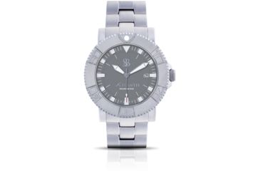 Image of Smith &amp; Bradley Watches Atlantis Pro Automatic Watch, Silver Case/Gray Dial, 44mm, ATPR102