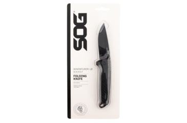 Image of S.O.G SOG13110157 Adventurer LB 3.50 Drop Point Plain 5Cr15MoV Blade GFN Handl
