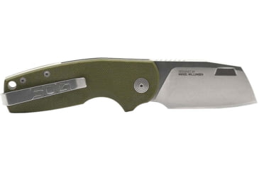 Image of SOG Specialty Knives &amp; Tools Stout FLK Folding Knife, 2.1 in Blade, D2 Steel, OD Green, SOG14031157