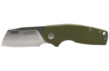 Image of SOG Specialty Knives &amp; Tools Stout FLK Folding Knife, 2.1 in Blade, D2 Steel, OD Green, SOG14031157