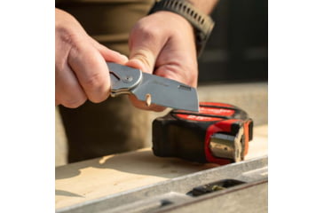 Image of SOG Specialty Knives &amp; Tools Stout FLK Folding Knife, 2.1 in Blade, D2 Steel, OD Green, SOG14031157