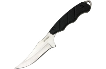 Image of S-TEC Fixed Blade Knife, 9in Overall, 4.25in Satin SS Blade, Black Finger Grooved G10 Handle, Black Nylon Sheath, T25139