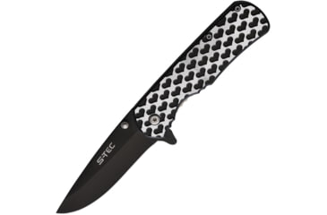 Image of S-TEC Heart Linerlock Black A/O
