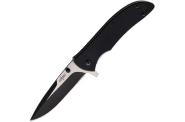Image of S-TEC Linerlock A/O Black Folding Knife, T27191BK