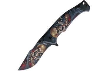 Image of S-TEC Skull Linerlock A/O Knife, 21, T271910-21