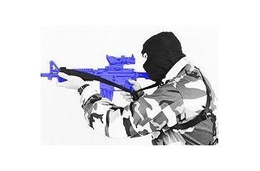 Image of BlackHawk S.W.I.F.T Sling M4/Side Swivel Fixed Stock Black