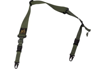 Image of S2Delta C.L.A.S.H. Rifle Sling, Green, MRS2P-USA-GRN-SLING-HOOKS