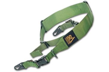 Image of S2Delta C.L.A.S.H. Rifle Sling, Green, MRS2P-USA-GRN-SLING-HOOKS