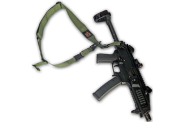 Image of S2Delta C.L.A.S.H. Rifle Sling, Green, MRS2P-USA-GRN-SLING-HOOKS