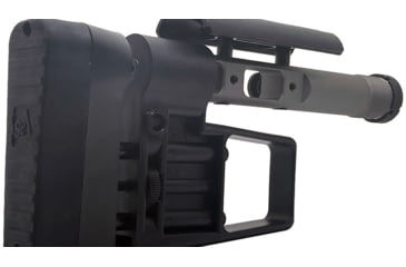 Image of S2Delta Mg Lite BTS Buttstock, Black w/ Cerakoat Gun Metal Gray, One Size, MG-BTS-BLK