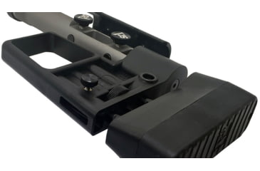 Image of S2Delta Mg Lite BTS Buttstock, Black w/ Cerakoat Gun Metal Gray, One Size, MG-BTS-BLK