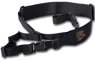 Image of S2Delta Pig Tail Rifle Sling, Fast Adjustment, Black, MRS2P-USA-BLK-PT