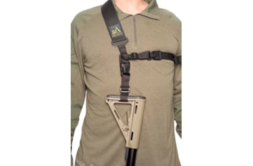 Image of S2Delta Pig Tail Rifle Sling, Fast Adjustment, Black, MRS2P-USA-BLK-PT