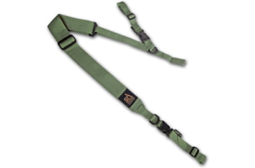 Image of S2Delta Pig Tail Rifle Sling, Fast Adjustment, Green, MRS2P-USA-GRN-SLING-PIGTAIL