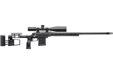 Image of S2Delta RS-C Complete Remington Model 700 M-LOK Aluminum Rifle Stock, Short Action, Right Hand, Black, RSCSA700ALRLCOMPBLKRH
