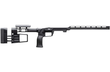 Image of S2Delta RS-C Complete Remington Model 700 M-LOK Aluminum Rifle Stock, Short Action, Right Hand, Black, RSCSA700ALRLCOMPBLKRH