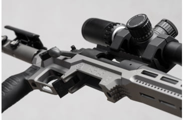 Image of S2Delta RS-C Complete Mg-Lite Remington Model 700 Magnesium Alloy Rifle Stock, Short Action, Right Hand, Gun Metal Gray, RSC-SA700-MG-SL-RH